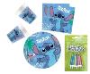 Mgs33 Kit (3) de décoration Anniversaire lilo et stitch ,36 pièces Complet pour Fête pour 8 enfants + 12 bougies happy birtdhay