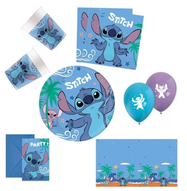 Mgs33  set anniversaire 6/8  enfants Lilo et Stitch version Deluxe